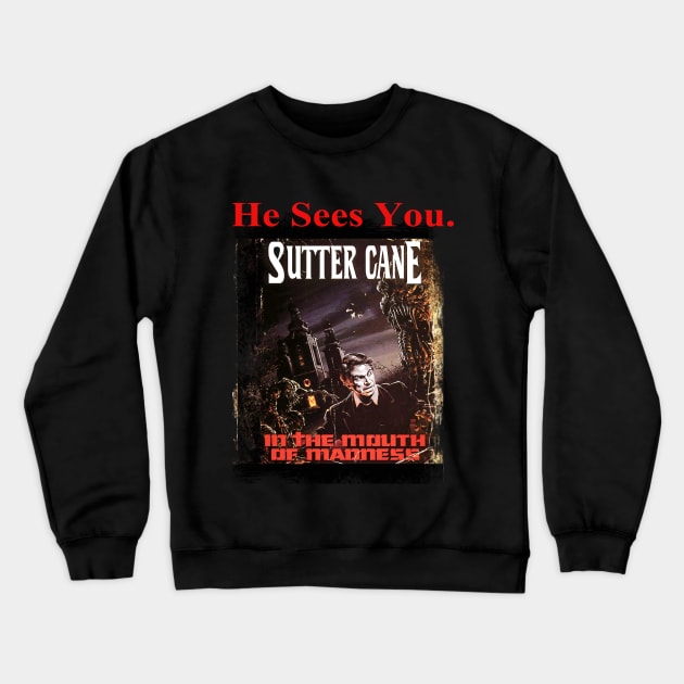 In the Mouth of Madness Crewneck Sweatshirt by jtees40